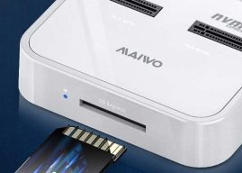 MAIWO K3016SD dokkoló, ami az NVMe és a SATA SSD-t is egyszerre olvassa