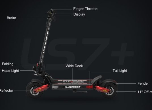 NANROBOT LS7+, az elektromos roller, amely inkább motorra hasonlít, mint egy városi járműre